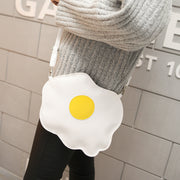 Poached Egg Cute Girl One-Shoulder Messenger Bag – Mobile Phone Holder