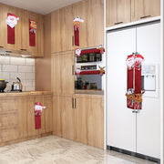 Christmas Decorations Stereo Doll Refrigerator Handle Eight Pieces