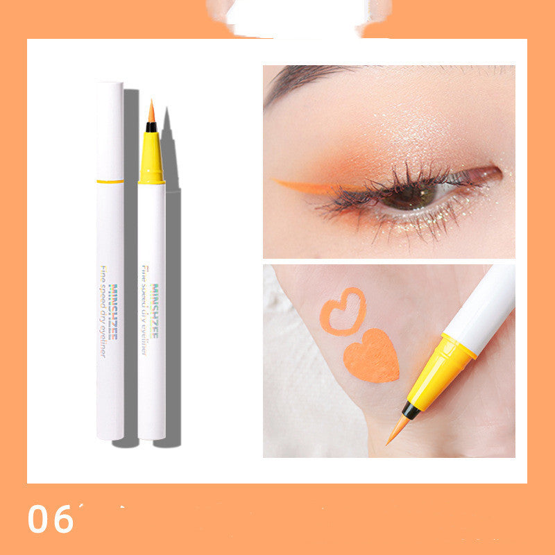 Waterproof Liquid Eyeliner Pen – Xizhi Color, Fine Tip, Long-Lasting Red