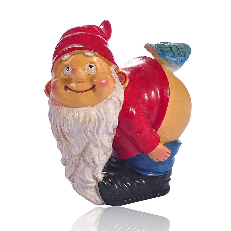 Garden Dwarf Resin Carving Ornament