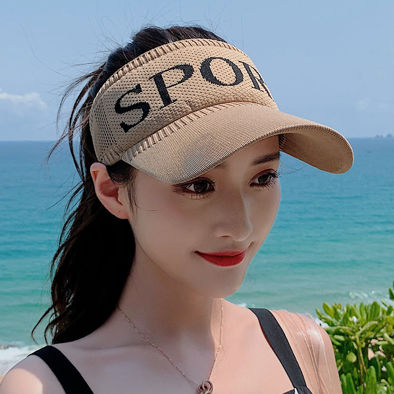 Outdoor Running & Tennis Visor – Unisex Sun Cap for Sports & Fitness