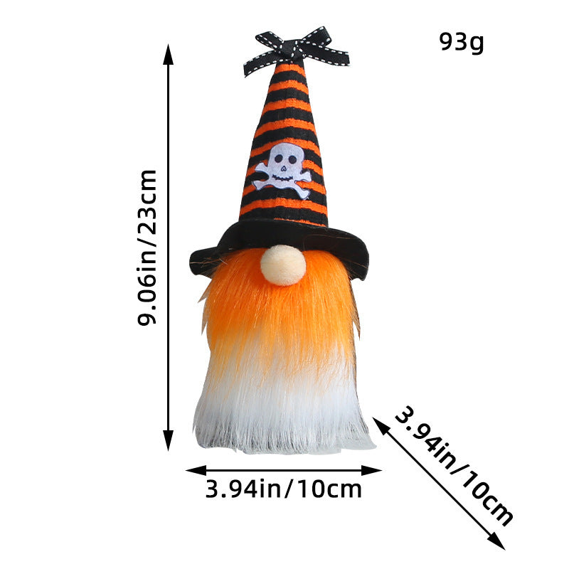 Halloween Mini Doll Wizard's Hat Ghost Festival Doll Ornaments