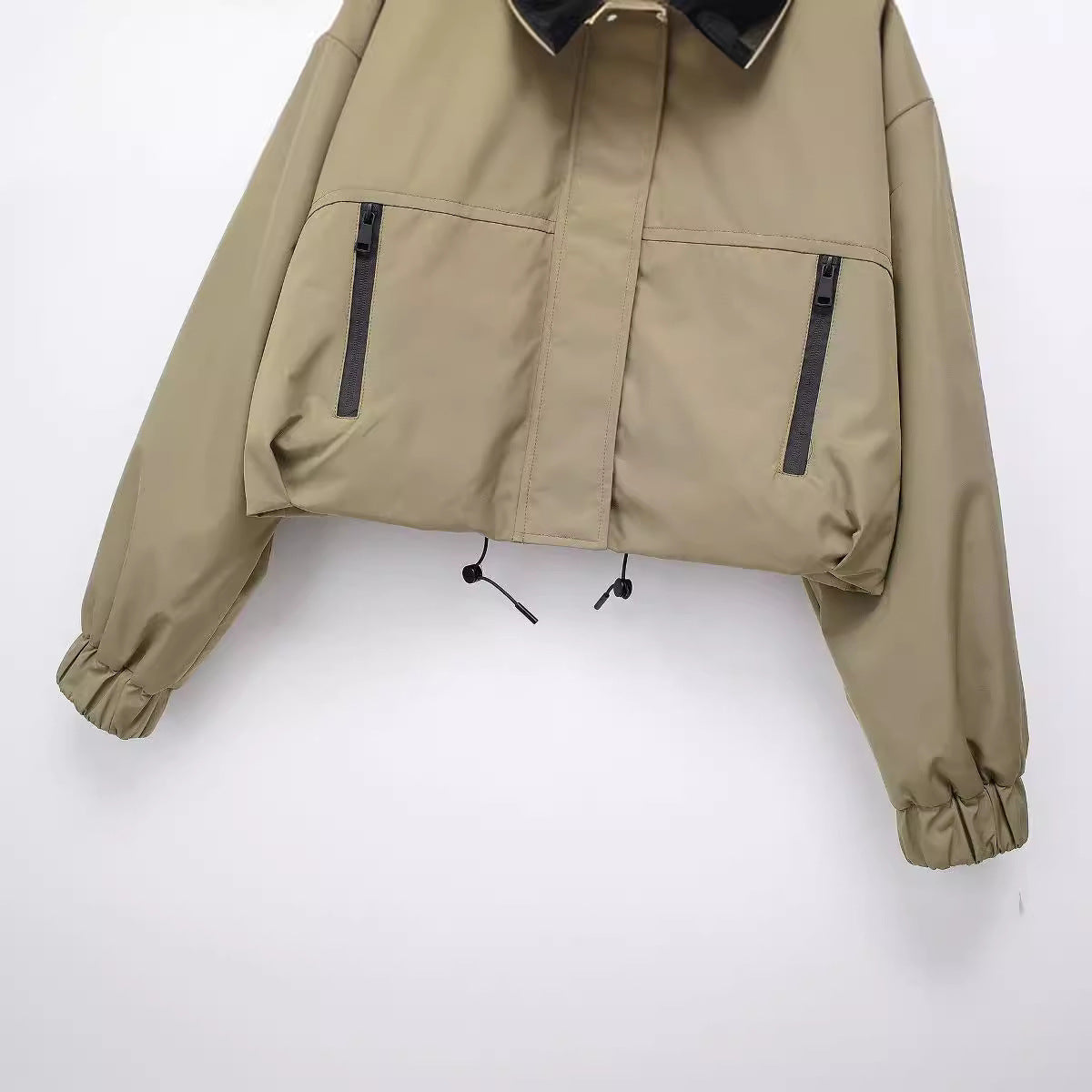 Fashion Hooded Short Jacket Women