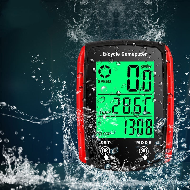 Touch Screen Bicycle Wired Code Meter Speedometer