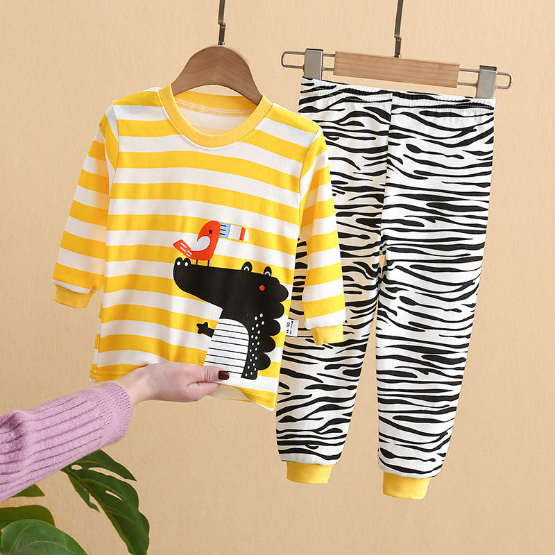 Boys And Girls, Infants Autumn Clothes And Long Trousers Home Service