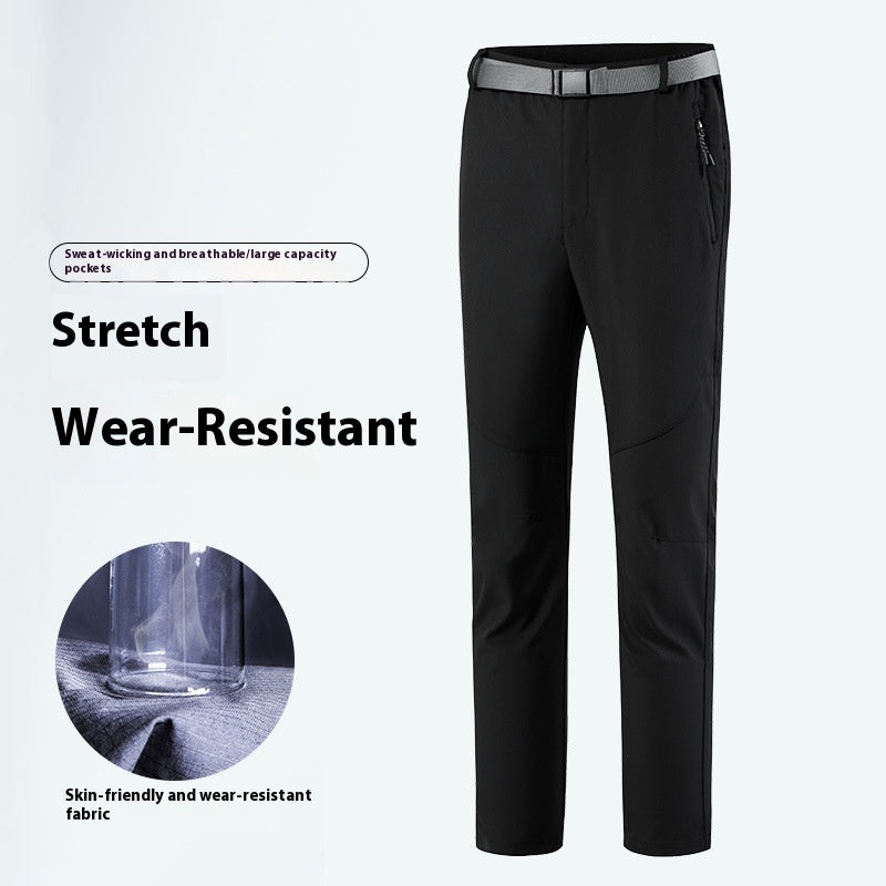 High Elastic Outdoor Climbing Pants – Quick-Dry Men’s Hiking Trousers