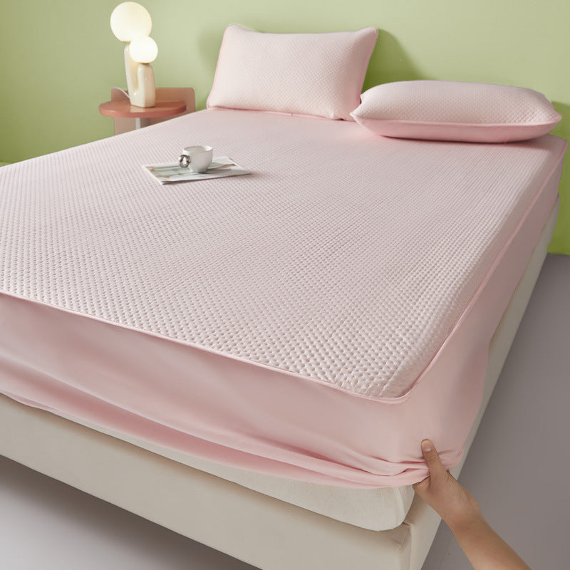 Fitted Sheet Machine Washable Single Double Soft Mat