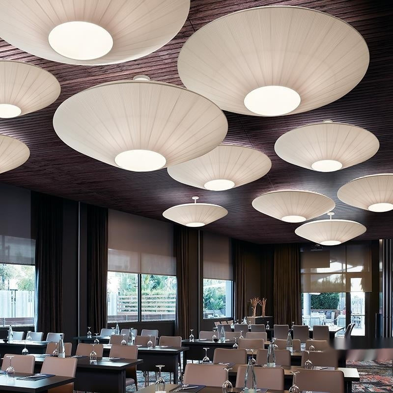 Chinese Creative Minimalist Aisle Fabric Ceiling Lamp