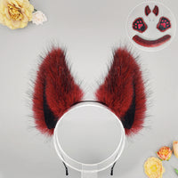 Hair Band Wine Red