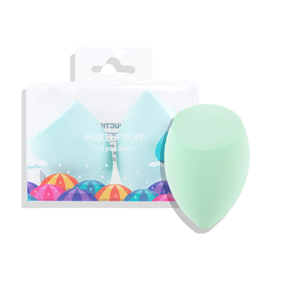2-Pack Cosmetic Beauty Eggs – Drop & Pear-Shaped Makeup Sponges