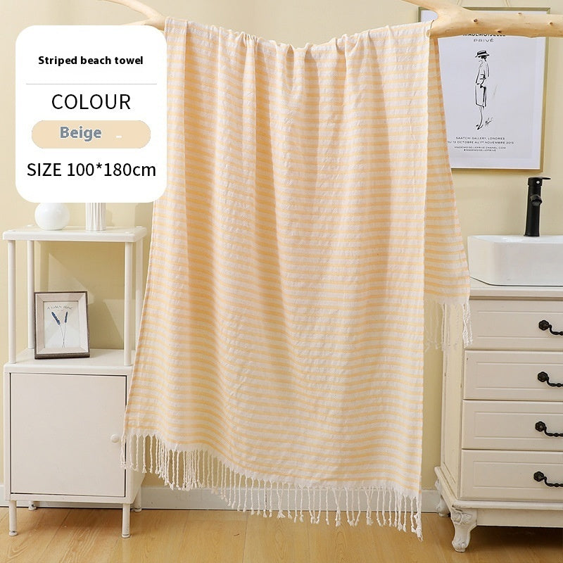 Blype Tassel Plus-sized Thick Absorbent Bath Towel