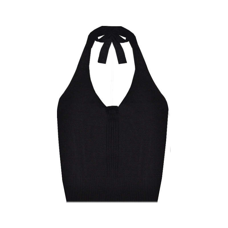 Short Sleeveless Knitted Camisole Summer Women