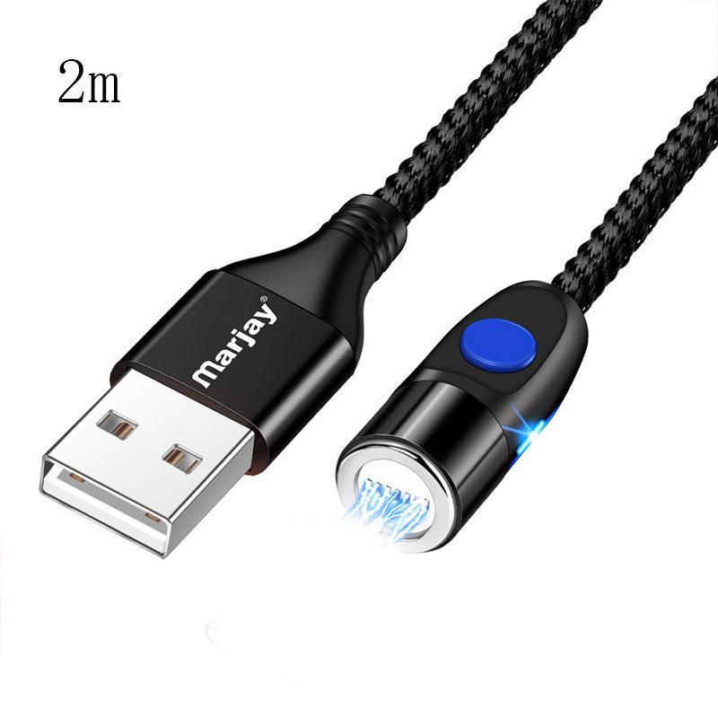 Magnetic Fast Charging Mobile Phone Data Cable Three In One