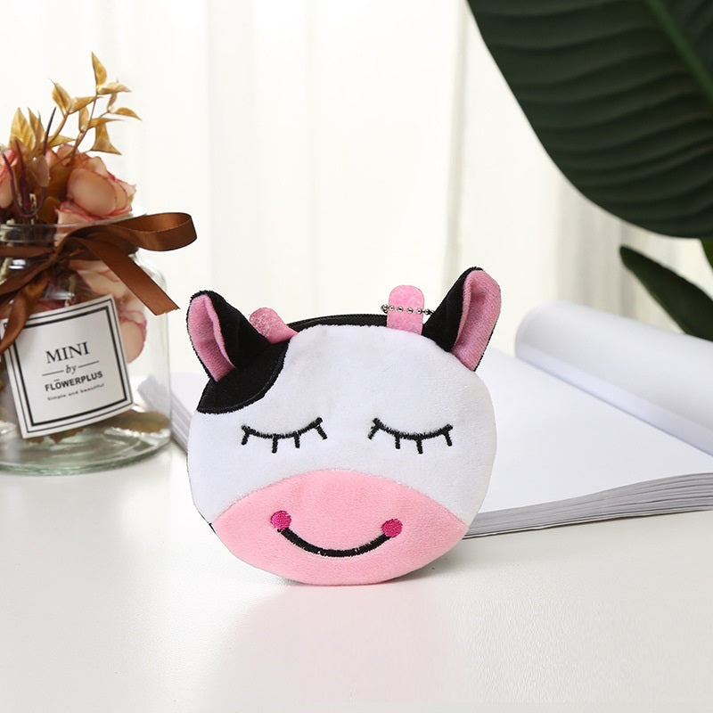 Plush Cute Cartoon Coin Purse & Women’s Cloth Key Case