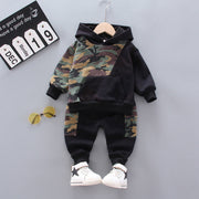 Boys Loose Fit Long Sleeve Tee and Sweater Polyester Terry