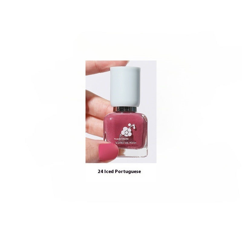 Water-based Quick-drying Baking-free Long-lasting Tearable Popular Color White Fragrance-retaining Nail Polish