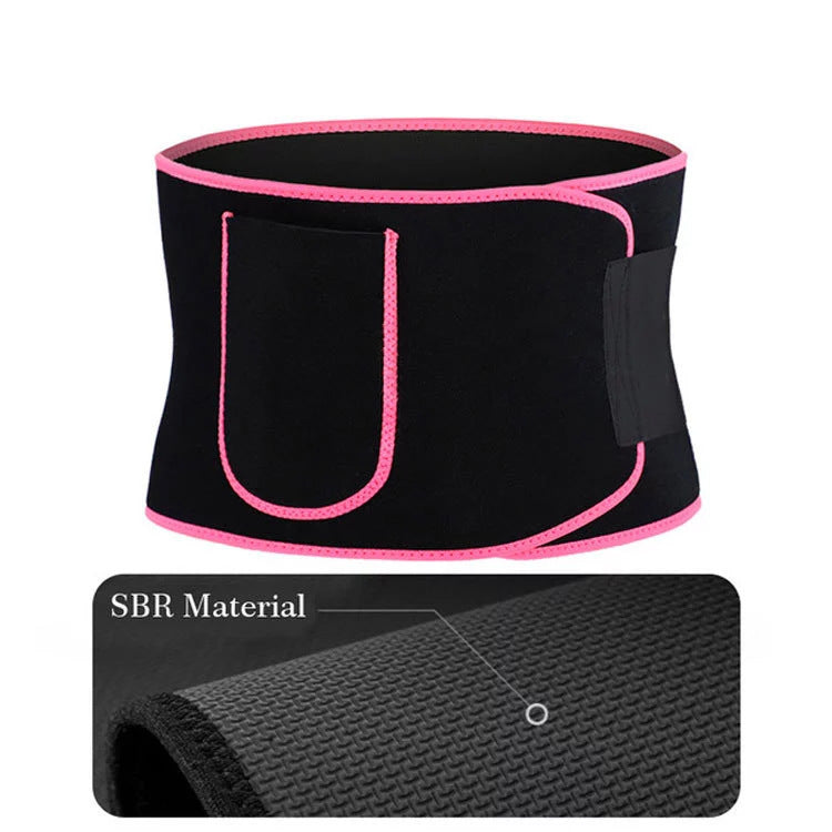 Adjustable Sports Waist Support Belt – Fitness Back Brace for Training and Injury Prevention