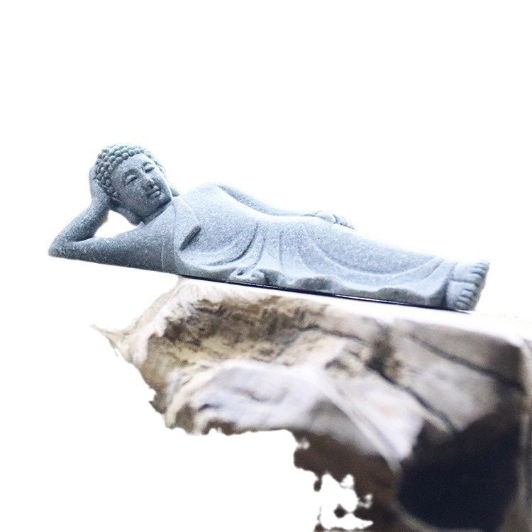 Chinese Amitabha Buddha Statue Decoration Gardening Flower Tea Room Buddha Decoration