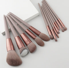 Quick-Drying Makeup Brush Set – 13-Piece Beauty Tools Kit