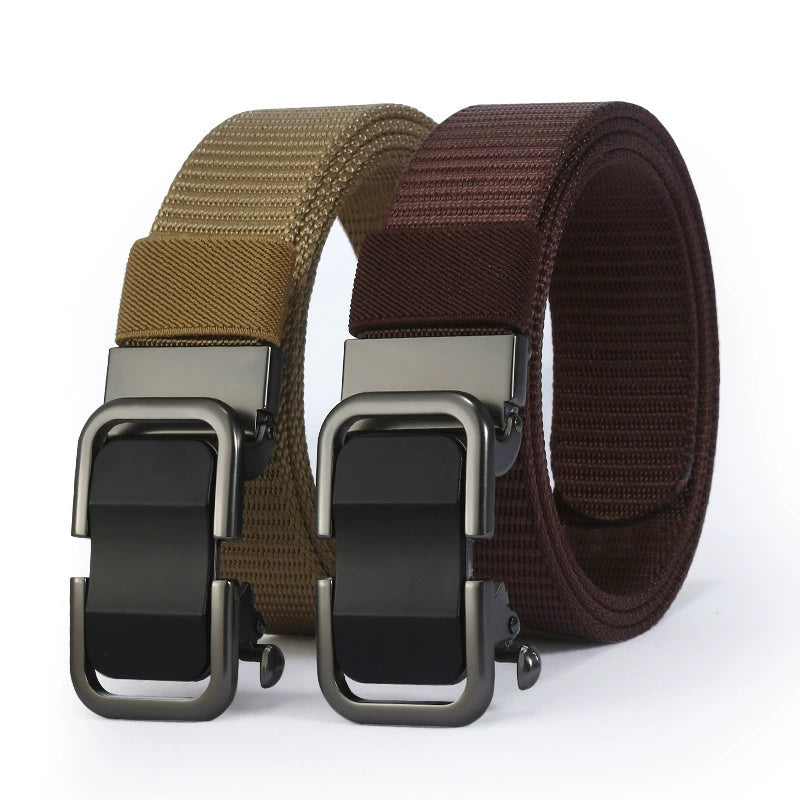 Men's Toothless Nylon Canvas Belt