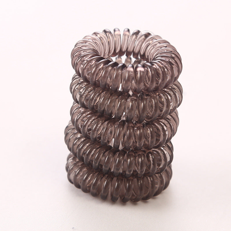 Transparent Phone Line Hair Ring Small Size Cute High Elastic Thin Hair Rope