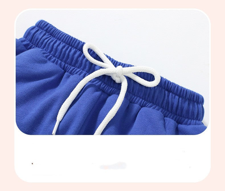 Children's Suit Printed Cotton Blouse And Pants