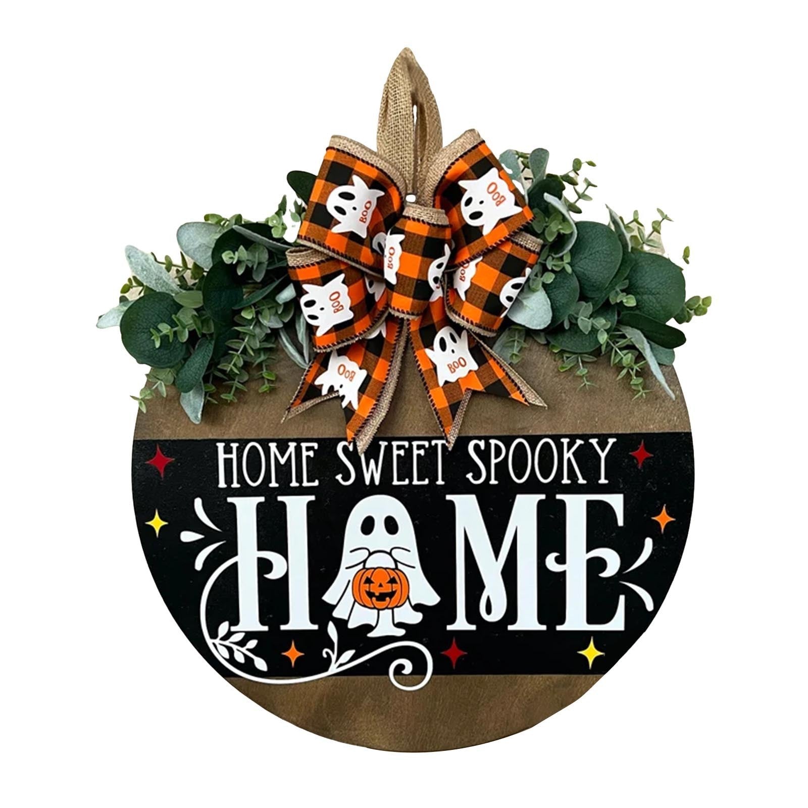 Autumn Wooden Hanging Decoration – Halloween and Thanksgiving Ghost HOME Decor