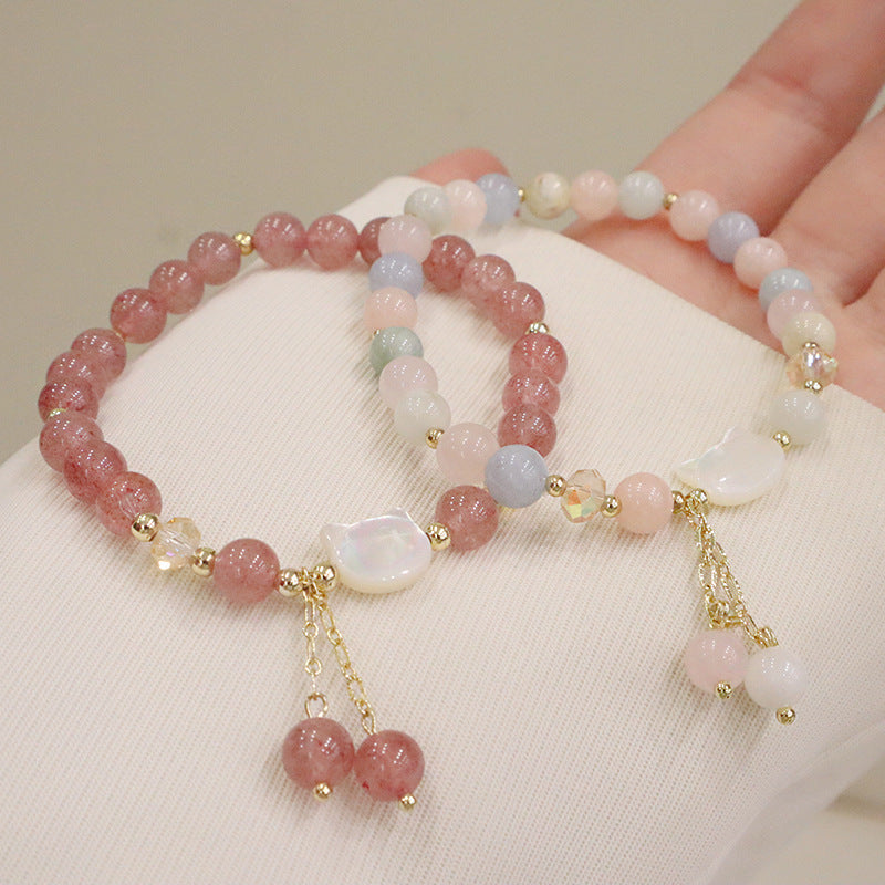Women's Natural Crystal Bracelet Design