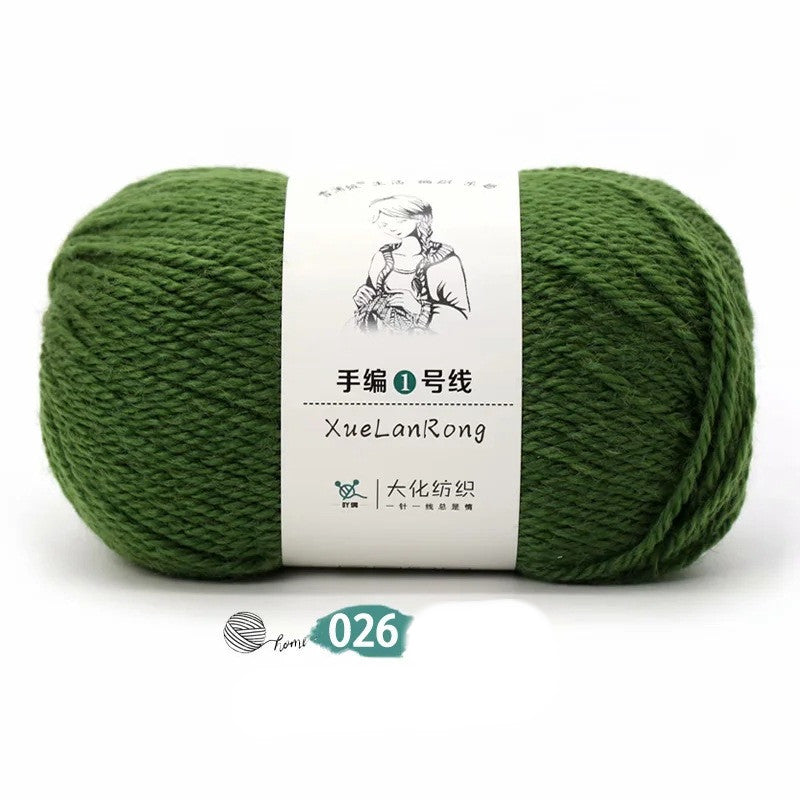 Hand-Knitted Scarf Yarn Ball, 4-Strand Coarse Australian Wool – DIY Knitting, Crochet, and Craft Projects