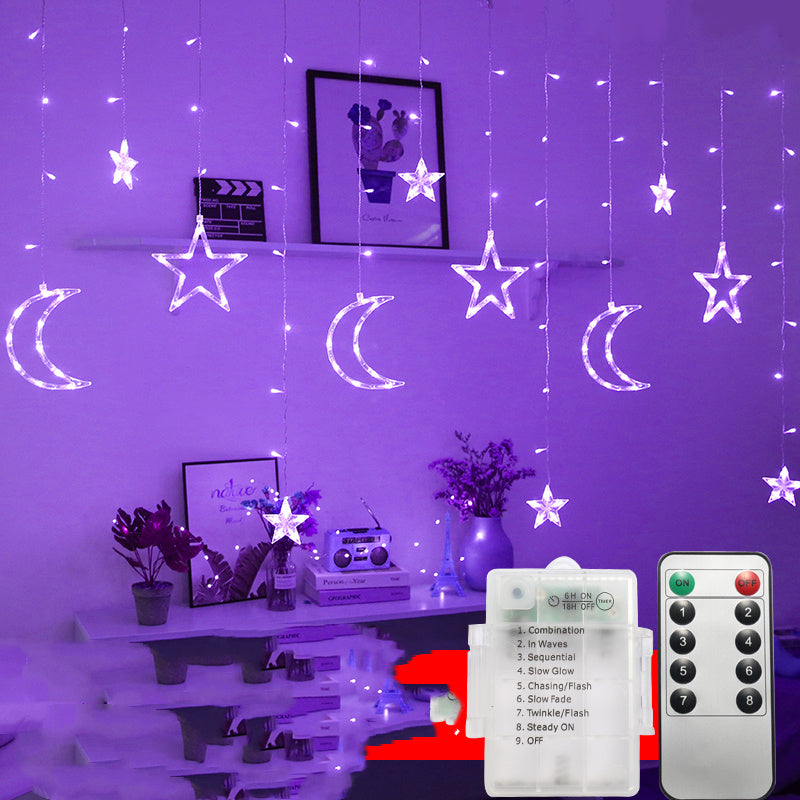 LED String Lights Starry Curtain Flashing Decorative Lighting