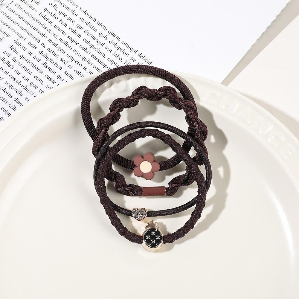 Basic High Elastic Rubber Band All-match Hair Headband Hair Rope Hair Accessories Headdress