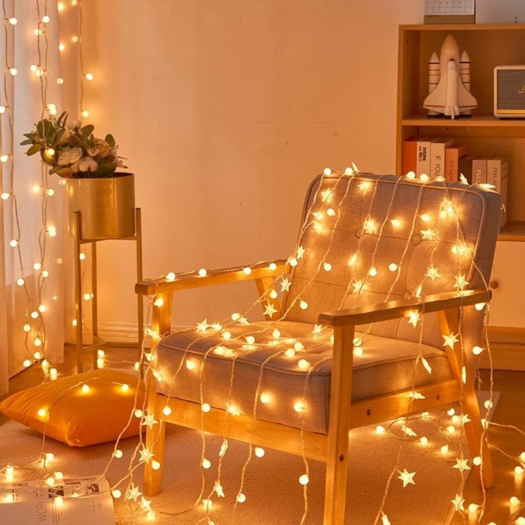 Outdoor Battery Box Atmosphere Decorative Lights Courtyard Holiday Romance