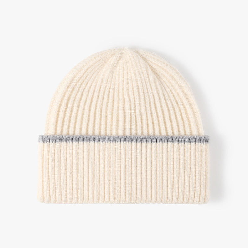 All-Match Simple Warm Thickened Knitted Hat – Cozy Winter Headwear