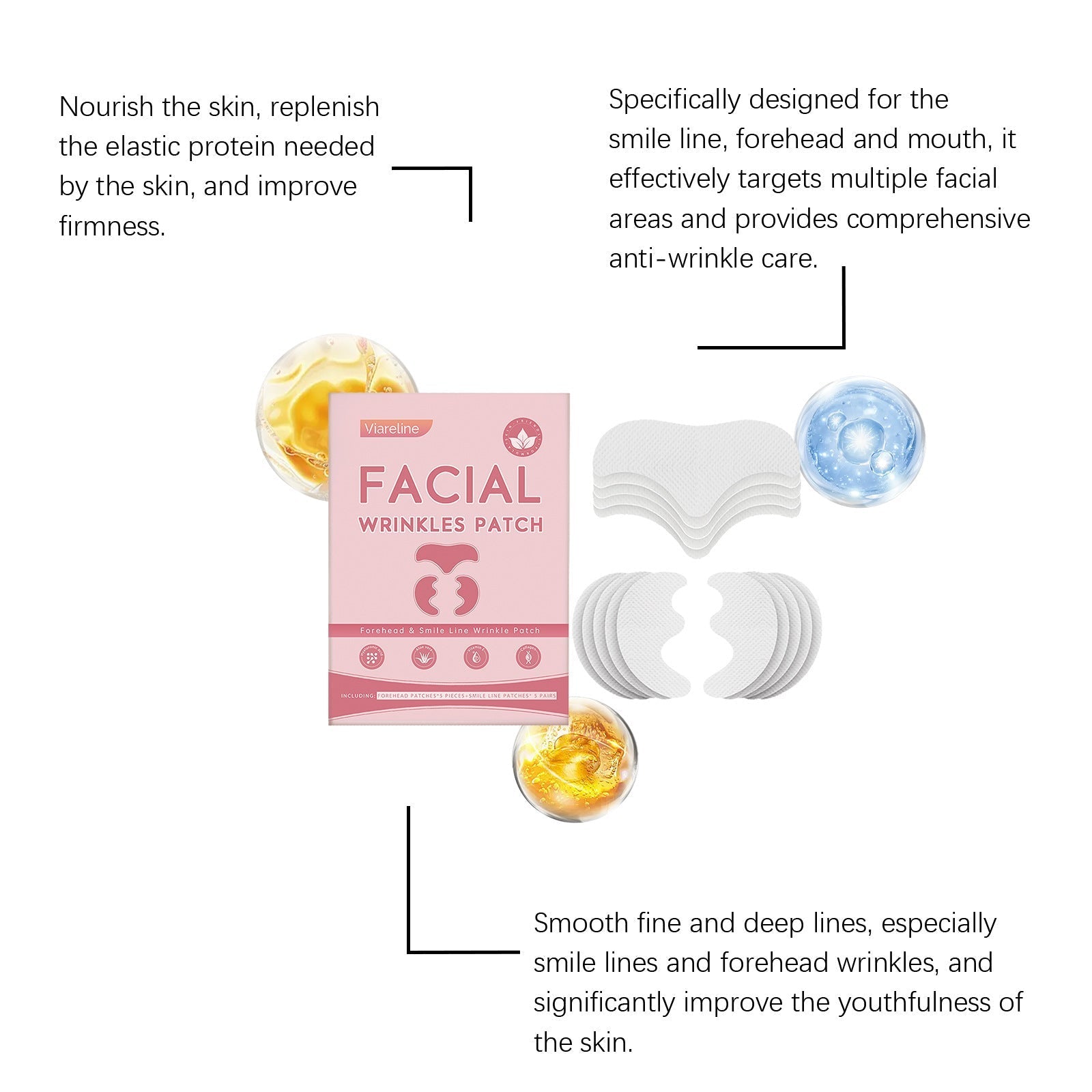 Silicone Forehead Lifting Stickers For Hydrating Skin