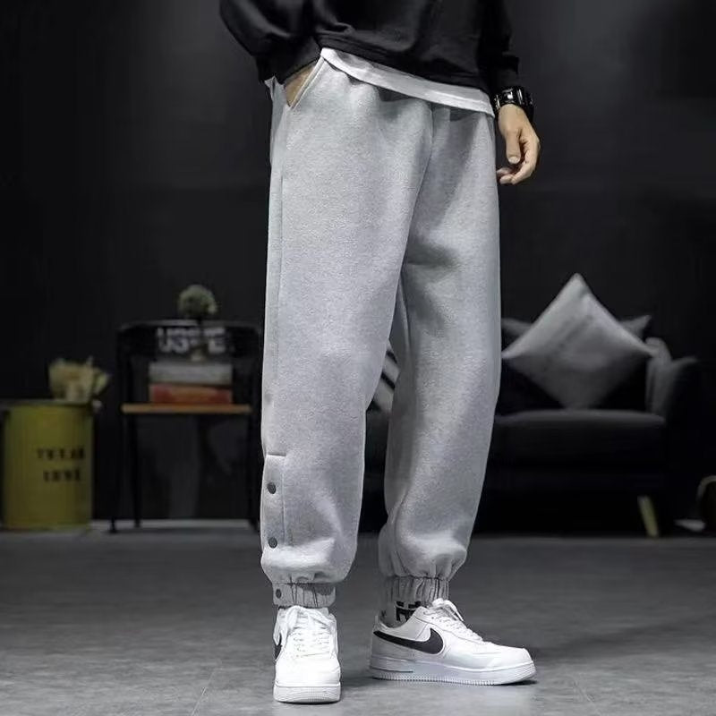Men’s Velvet Padded Winter Casual Pants – Warm Thick Trousers