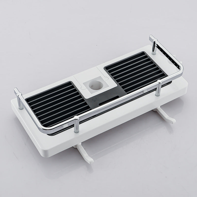 Adjustable Shower Rod Bracket – Wall-Mount Rack Holder for Bathroom