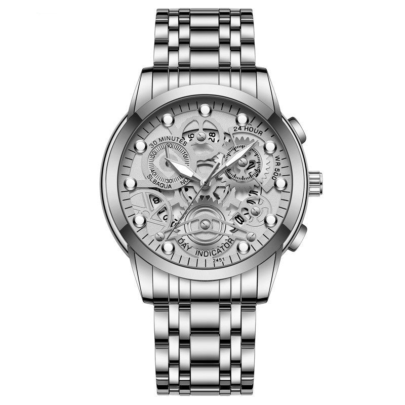 Men's Hollow Non-Mechanical Business Watch