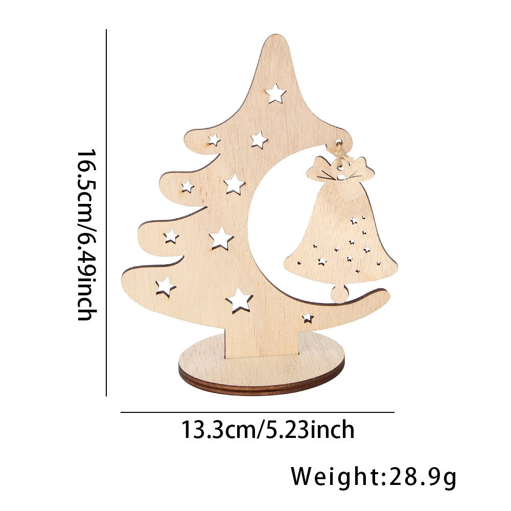 DIY Christmas Tree Hollow Hanging Decoration Table Holiday Party