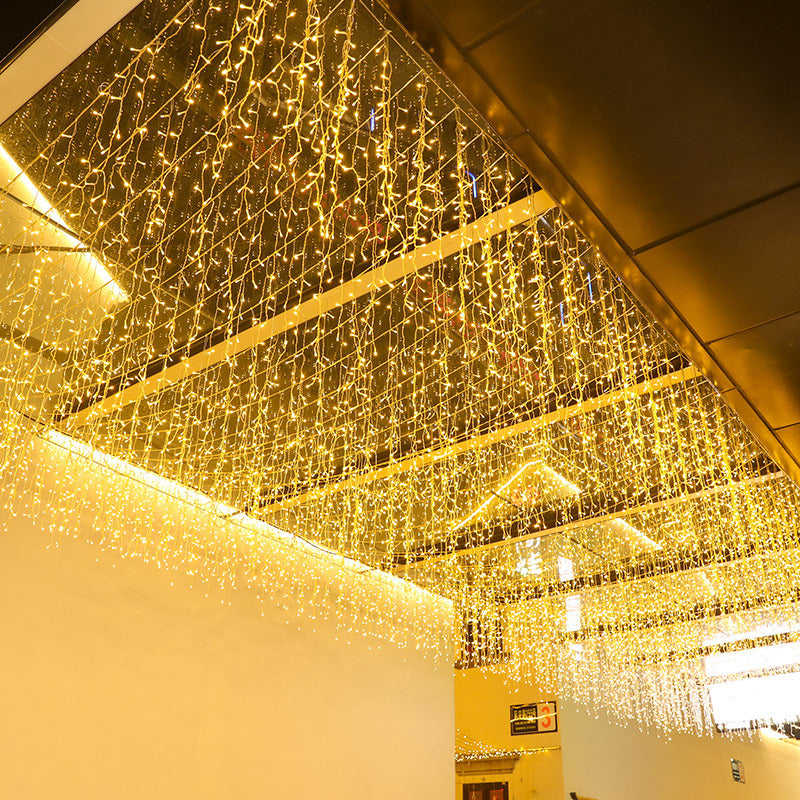 Low Voltage Solar Icicle String Lights Outdoor Waterproof Decoration