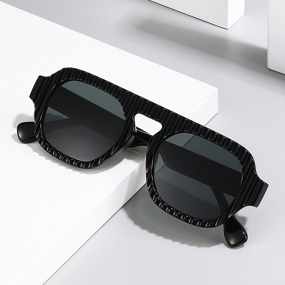 Square Frame Fashion Sunglasses – UV Protection for Men & Women