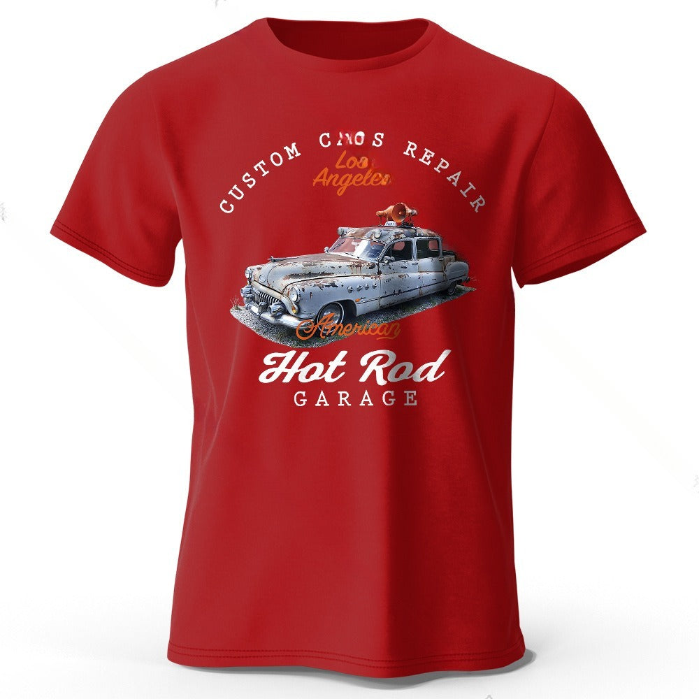 Car Club Patch Print Unisex T-shirt