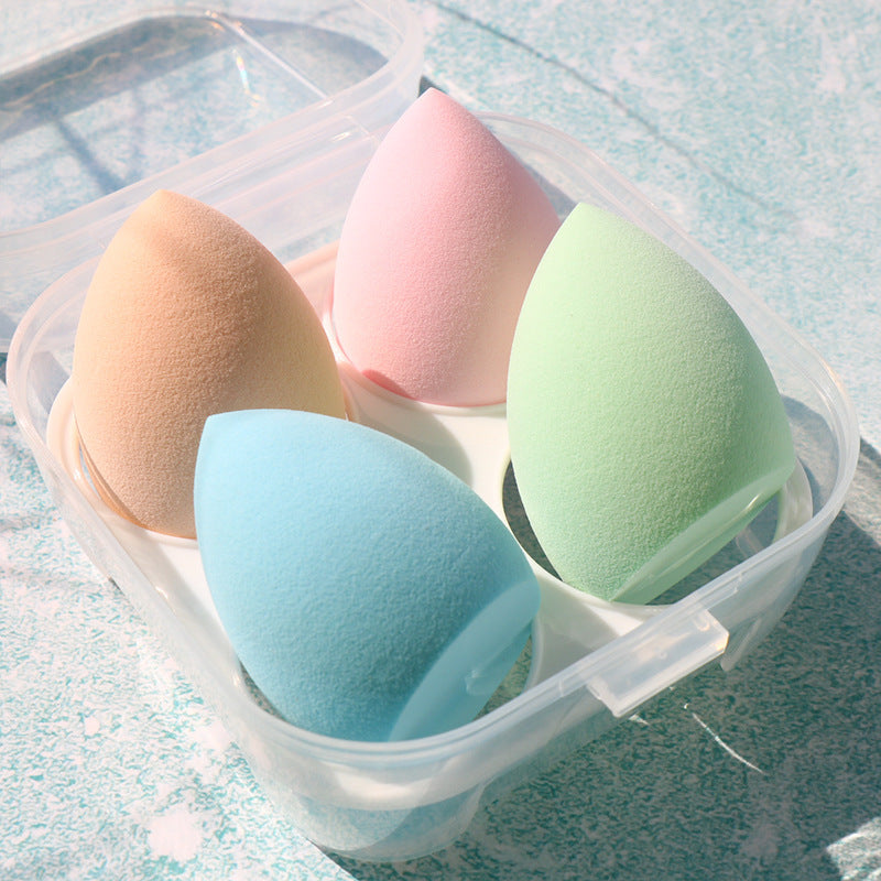 Hydrophilic Beauty Blender Sponge Set – Soft, Rebound Makeup Eggs in 4 or 8-Piece Sets