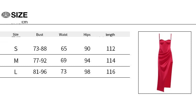 Elegant Waist High Slit Slim Fit Party Gathering Formal Dress