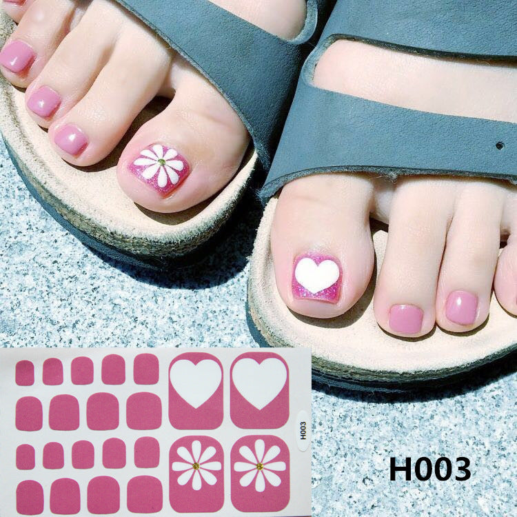 Toenail Sticker Mask Craft Summer