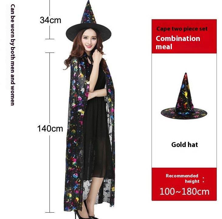 Women’s Witch Costume – Magical Halloween Party Dress for Cosplay and Events