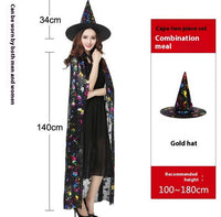 1.4 Gold Cloak  Wizard hat