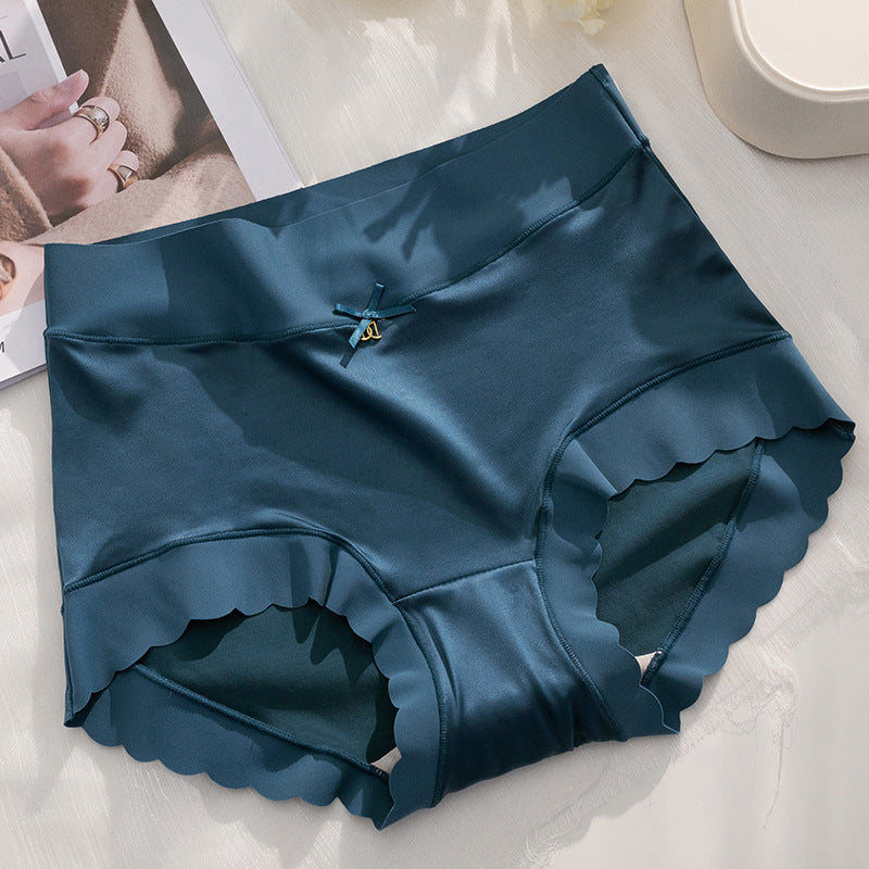 Women’s Seamless Satin ‘Ice Silk’ Underwear – Glossy Finish