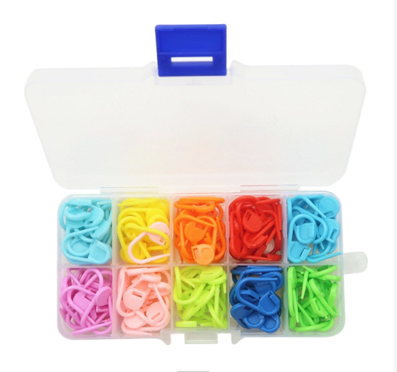 Colorful Plastic Knitting Mark Buckles – Crochet and Knitting Accessories for DIY Projects