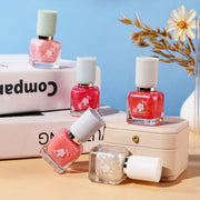Water-based Quick-drying Baking-free Long-lasting Tearable Popular Color White Fragrance-retaining Nail Polish