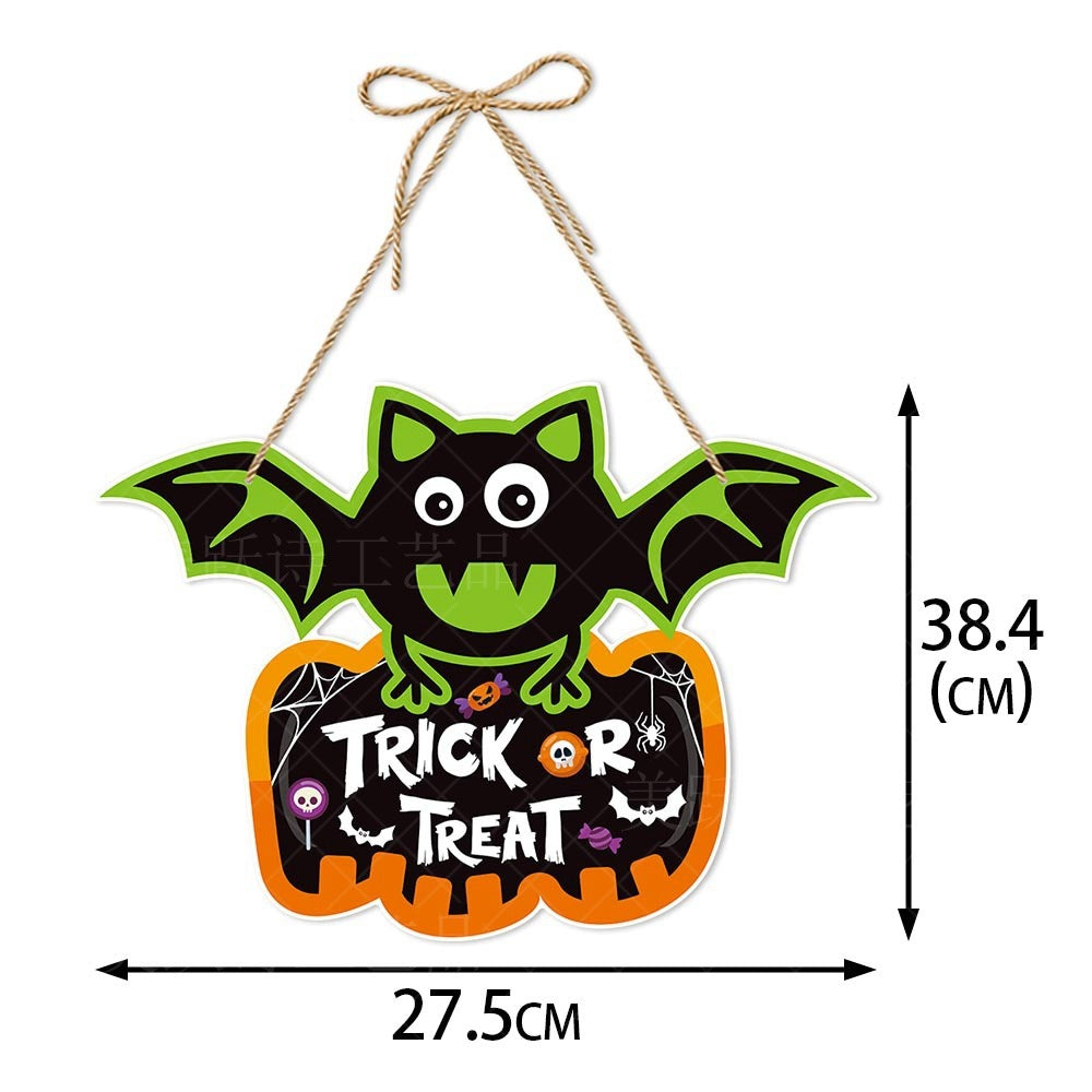 Halloween Party Decoration Pumpkin Bat Door Hanging